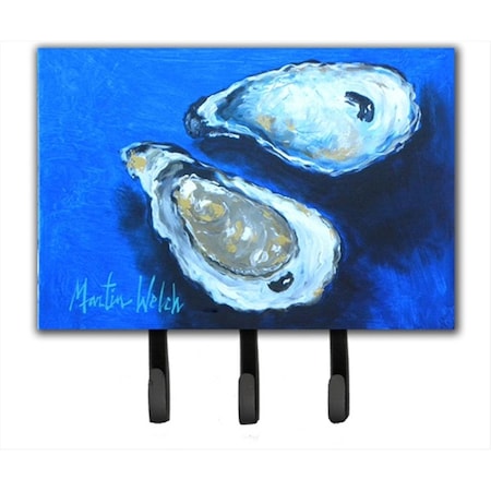 Carolines Treasures 6 x 9 In. oysters Seafood Four Leash or Key Holder MW1095TH68